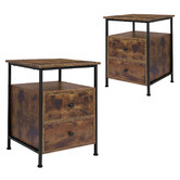 Hoxton Room Viktor 2 Drawer Bedside Tables