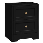 Hoxton Room Willow 2 Drawer Bedside Table