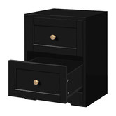 Hoxton Room Willow 2 Drawer Bedside Table