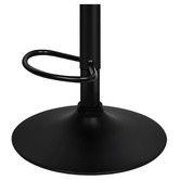 Hoxton Room Black Tristan Faux Leather Adjustable Barstools