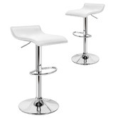 Hoxton Room Carlos Faux Leather Adjustable Barstools