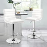 Hoxton Room Tristan Faux Leather Adjustable Barstools