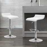 Hoxton Room Carlos Faux Leather Adjustable Barstools