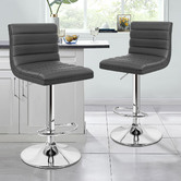 Hoxton Room Tristan Faux Leather Adjustable Barstools