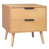 Hoxton Room Sebastian 2 Drawer Bedside Table