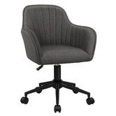 Hoxton Room Mathias Linen Office Chair