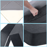 Hoxton Room Dark Grey Celine Portable Single Foldable Mattress