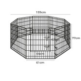 Hoxton Room 8 Panel Foldable Pet Playpen