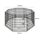 Hoxton Room 8 Panel Foldable Pet Playpen