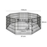 Hoxton Room 8 Panel Foldable Pet Playpen