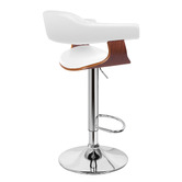 Hoxton Room Demetrius Faux Leather Adjustable Barstool