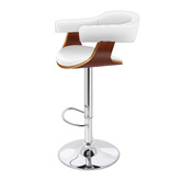 Hoxton Room Demetrius Faux Leather Adjustable Barstool