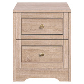 HoxtonRoom Willow 2 Drawer Bedside Table | Temple & Webster