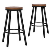 Hoxton Room 67cm Aritz Pine Wood Barstools