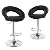 Hoxton Room Sawda Faux Leather Adjustable Barstools
