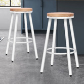 Hoxton Room 67cm Aritz Pine Wood Barstools