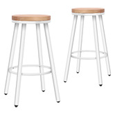 Hoxton Room 67cm Aritz Pine Wood Barstools