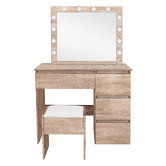 Hoxton Room 2 Piece Vehsa Dressing Table &amp; Stool Set