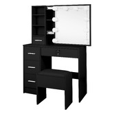 Hoxton Room 2 Piece Ashly Dressing Table &amp; Stool Set