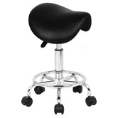 Hoxton Room Vance Faux Leather Office Stool