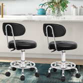 Hoxton Room Marcus Faux Leather Drafting Chair
