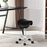 Hoxton Room Vance Faux Leather Office Stool