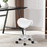 Hoxton Room Vance Faux Leather Office Stool