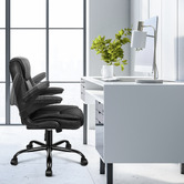 Hoxton Room Oaklynn Faux Leather Office Chair