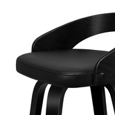 Hoxton Room 64cm Newton Faux Leather Swivel Barstools