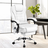 Hoxton Room Galini PU Leather Heated Massage Office Chair