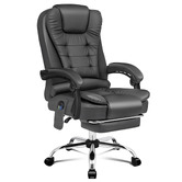Hoxton Room Galini PU Leather Heated Massage Office Chair