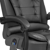 Hoxton Room Galini PU Leather Heated Massage Office Chair