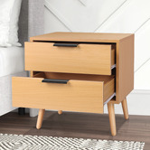 Hoxton Room Sebastian 2 Drawer Bedside Table