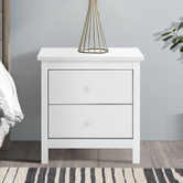 Hoxton Room Geoffrey 2 Drawer Bedside Table