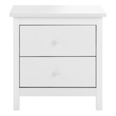 Hoxton Room Geoffrey 2 Drawer Bedside Table