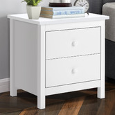Hoxton Room Geoffrey 2 Drawer Bedside Table