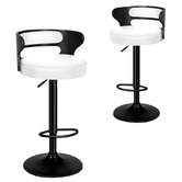Hoxton Room Ackley Faux Leather Adjustable Barstools