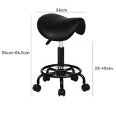 Hoxton Room Vance Faux Leather Office Stool