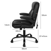 Hoxton Room Oaklynn Faux Leather Office Chair