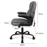Hoxton Room Oaklynn Faux Leather Office Chair