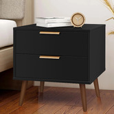 Hoxton Room Sebastian 2 Drawer Bedside Table