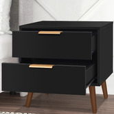 Hoxton Room Sebastian 2 Drawer Bedside Table