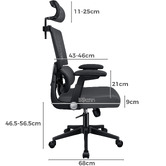 Hoxton Room Justice Mesh &amp; Fabric Office Chair