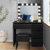 Hoxton Room 2 Piece Vehsa Dressing Table &amp; Stool Set