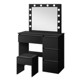 Hoxton Room 2 Piece Vehsa Dressing Table &amp; Stool Set