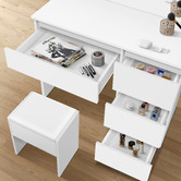 Hoxton Room 2 Piece Vehsa Dressing Table &amp; Stool Set