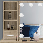 Hoxton Room 2 Piece Ashly Dressing Table &amp; Stool Set