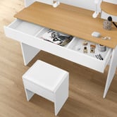 Hoxton Room 2 Piece Taimi Dressing Table &amp; Stool Set