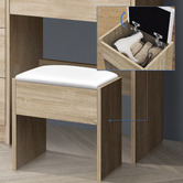 Hoxton Room 2 Piece Ashly Dressing Table &amp; Stool Set
