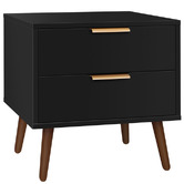 Hoxton Room Sebastian 2 Drawer Bedside Table